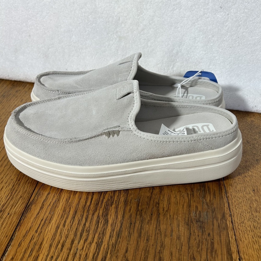 Hey Dude Womens Size 10 Gray Austin Lift Classic Mules Shoes